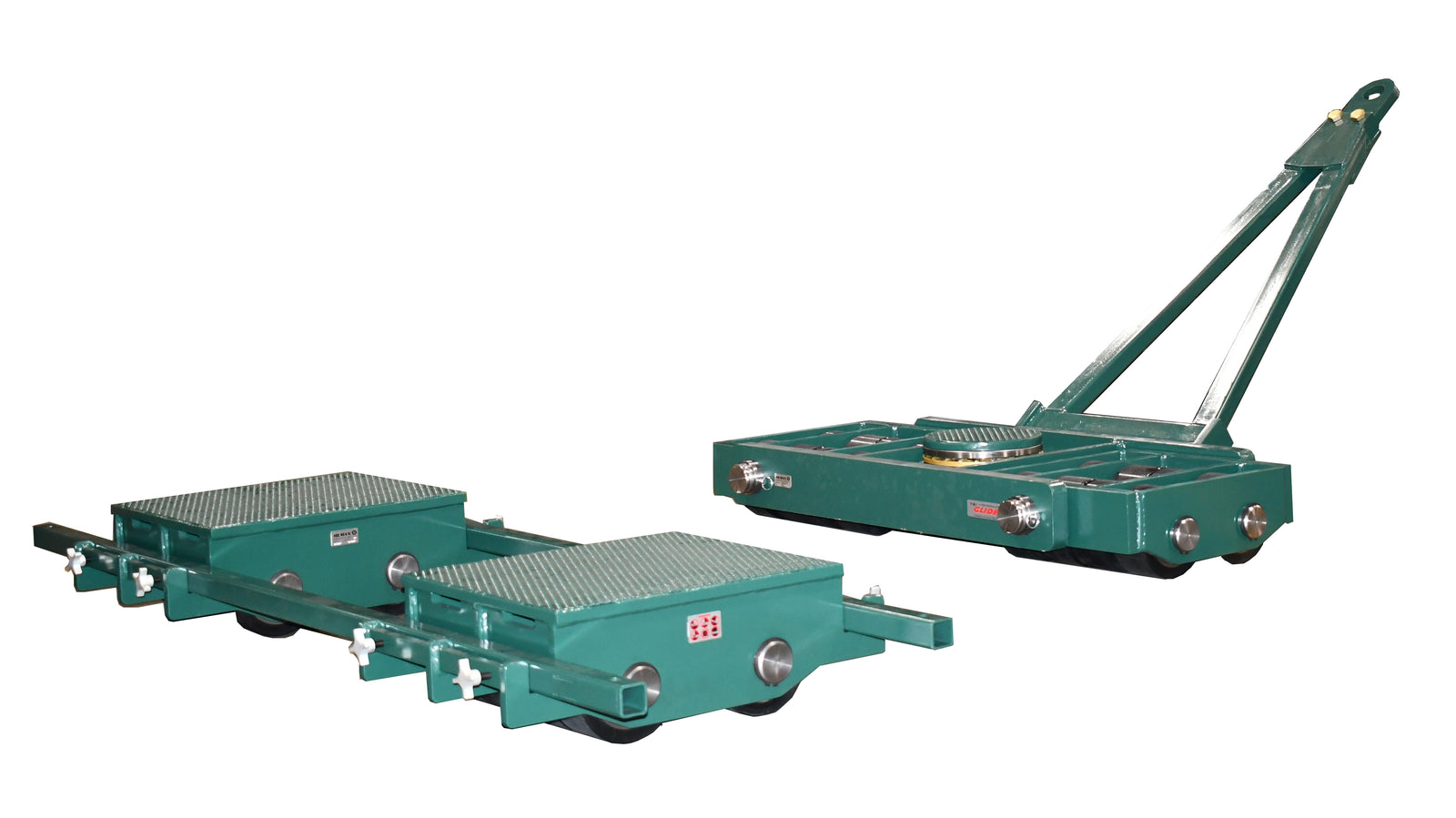 Hilman Super Dollies - 3 Point Load Moving Tri-Glide Kit, 160 Metric Tons (352740 lbs), Poly Wheels - Quantity Available for Quick Ship: 1