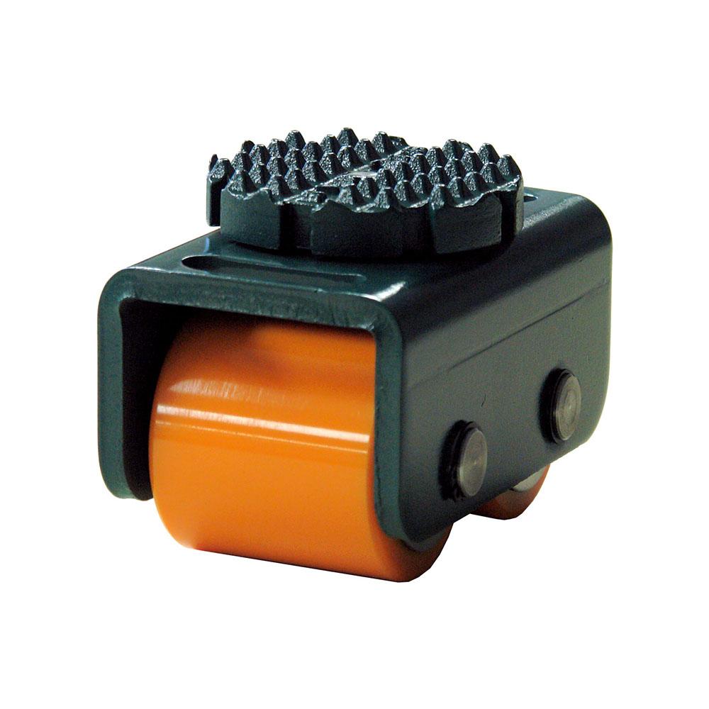 Hilman Heavy Moving Bull Dollies, 1 Ton Swivel Diamond Top, Poly Wheels