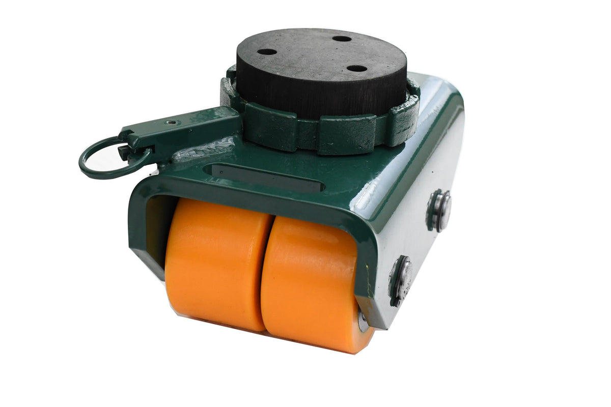 Hilman Heavy Moving Bull Dollies, 3 Ton Swivel Padded Top, Poly Wheels