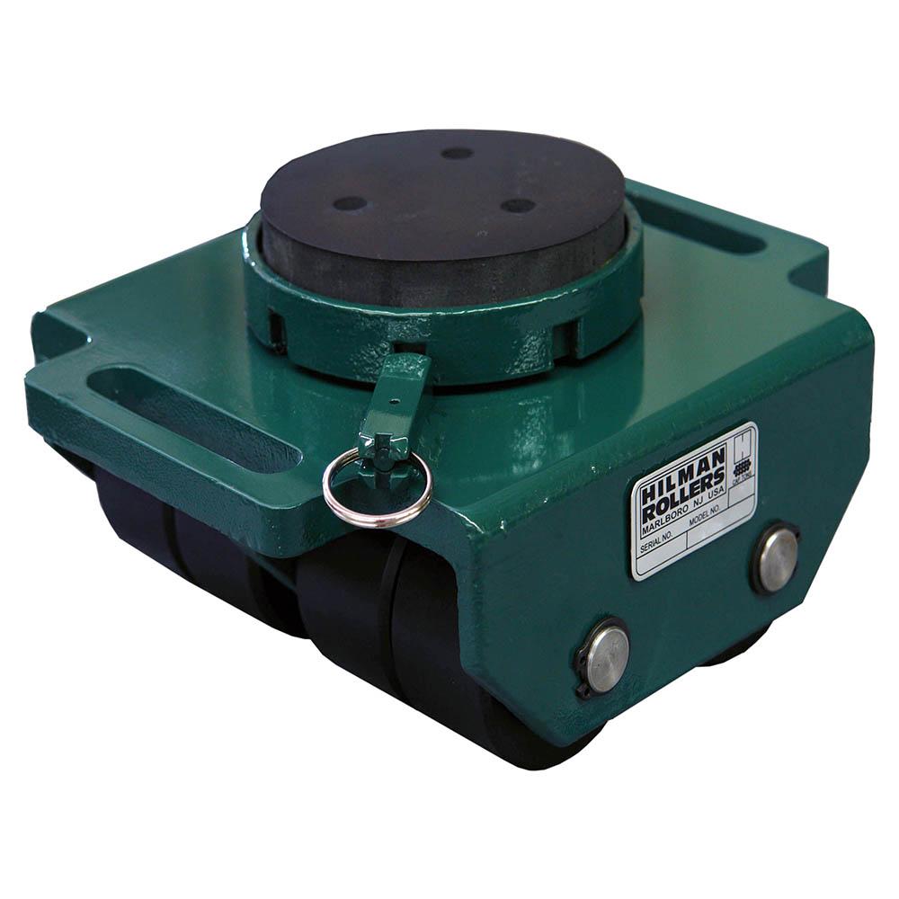 Hilman Heavy Moving Bull Dollies, 6 Ton Swivel Padded Top, Nylon Wheels