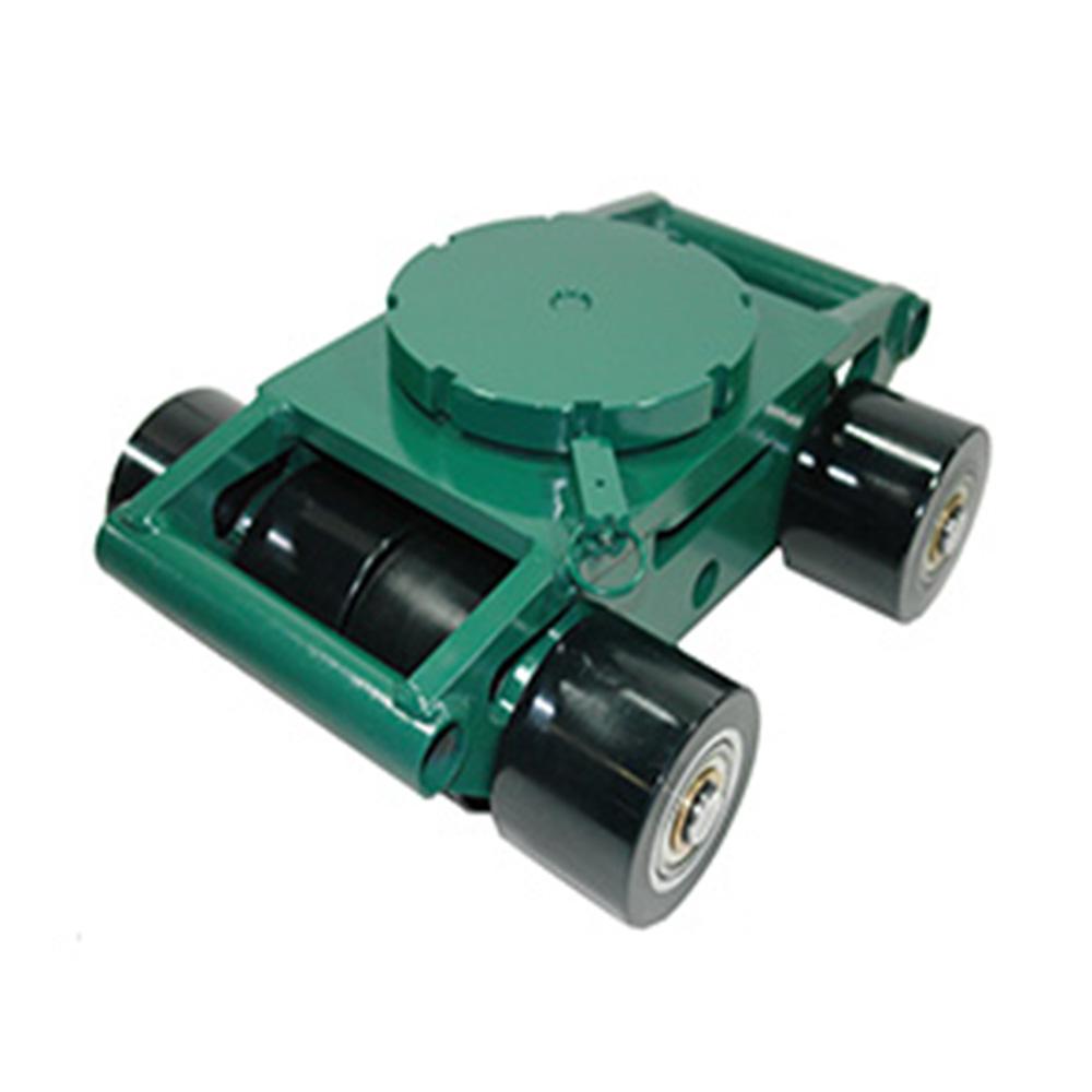 Hilman Heavy Moving Bull Dollies, 12 Ton Swivel Smooth Top, Poly Wheels