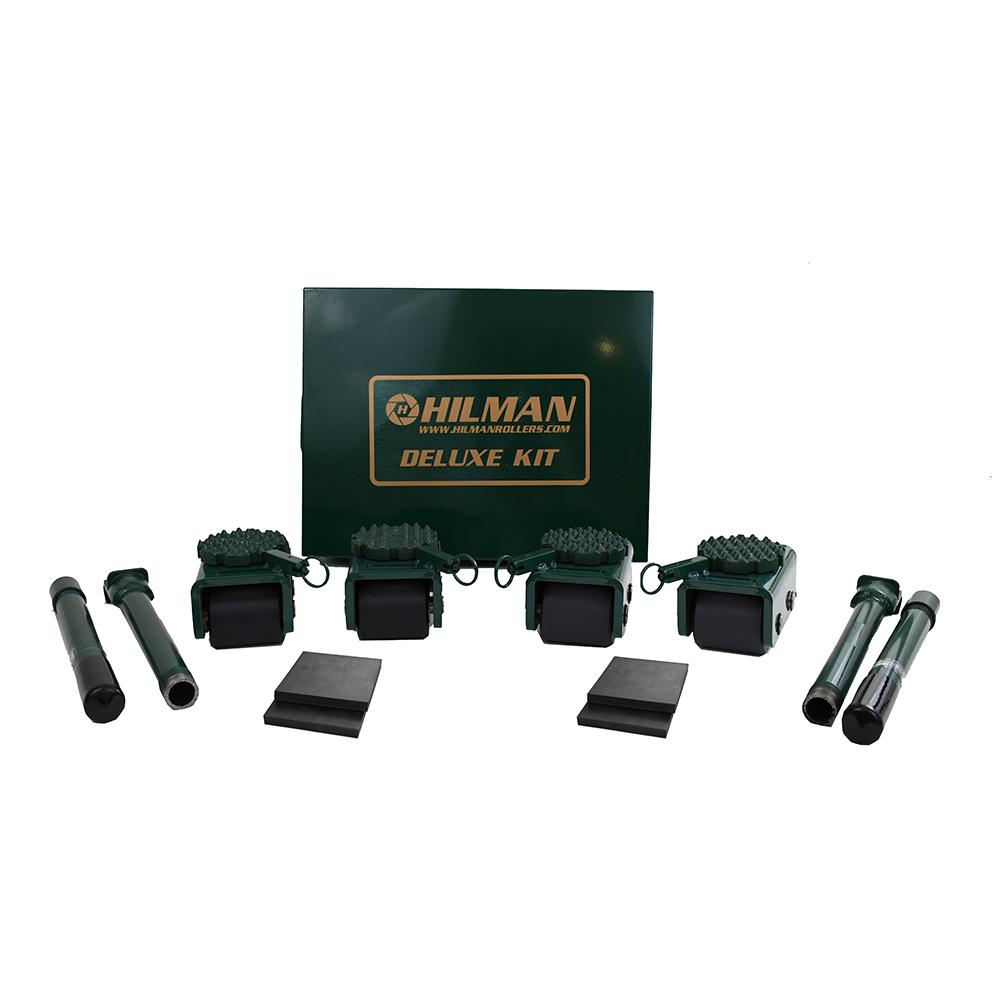 Hilman 4 Ton Swivel Diamond Top Bull Dolly Kit with Nylon Wheels