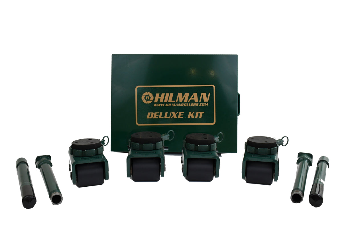 Hilman 4 Ton Swivel Padded Top Bull Dolly Kit with Nylon Wheels