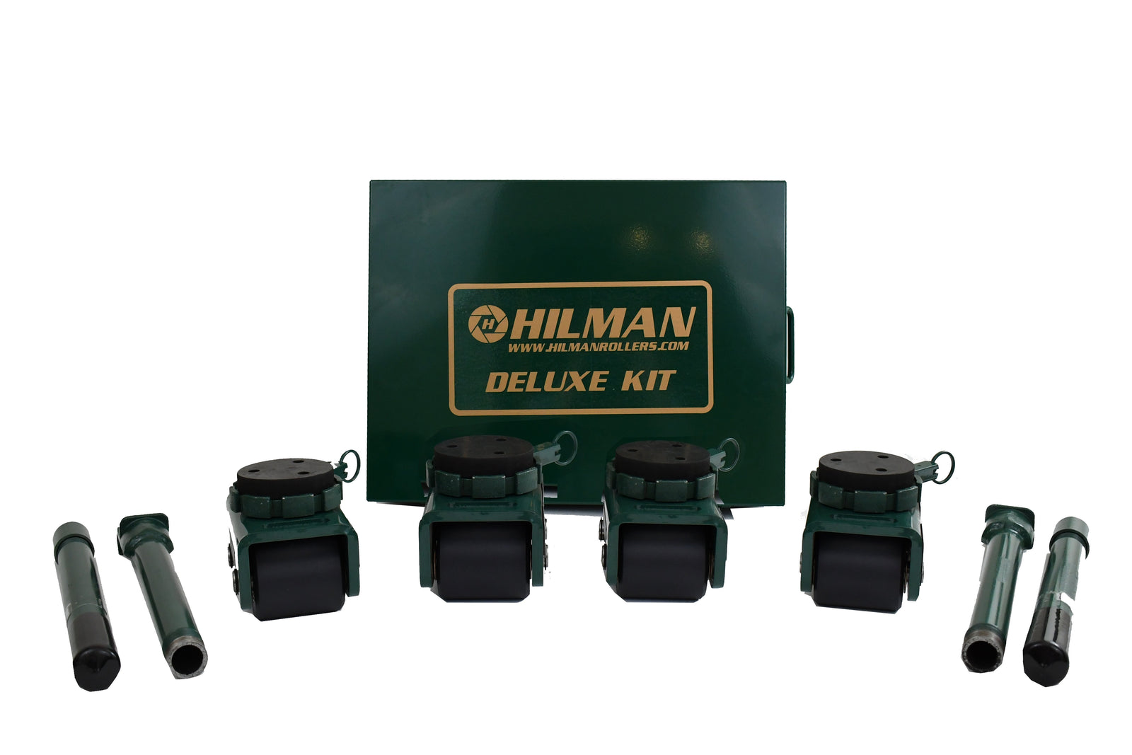 Hilman 4 Ton Swivel Padded Top Bull Dolly Kit with Nylon Wheels