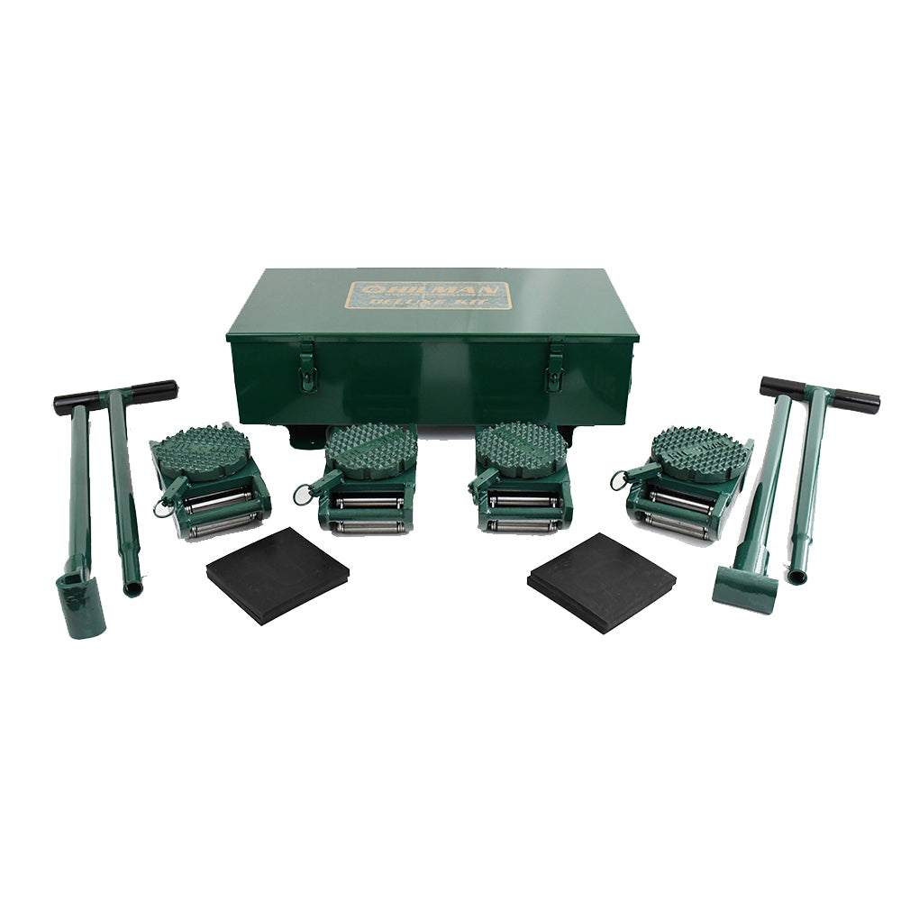 Hilman FT Series Kits 15 Ton Swivel Locking Diamond Machine Skates