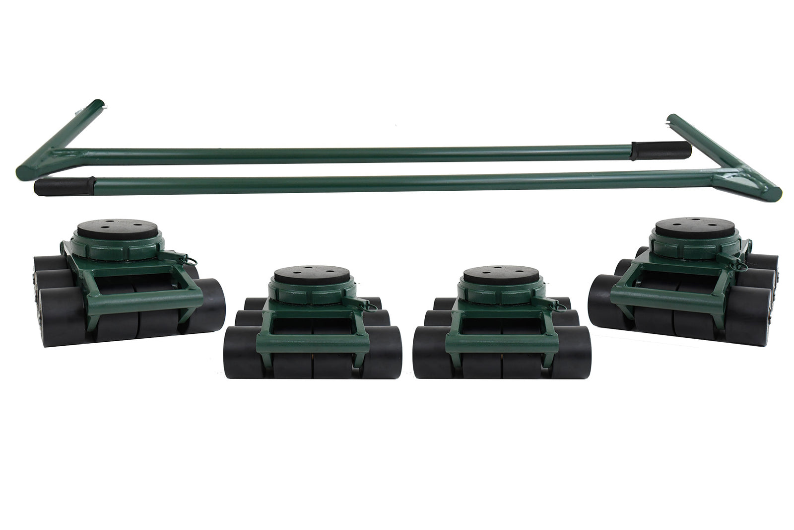 Hilman 72 Ton Swivel Padded Top Bull Dolly Set Machinery Moving Dollies