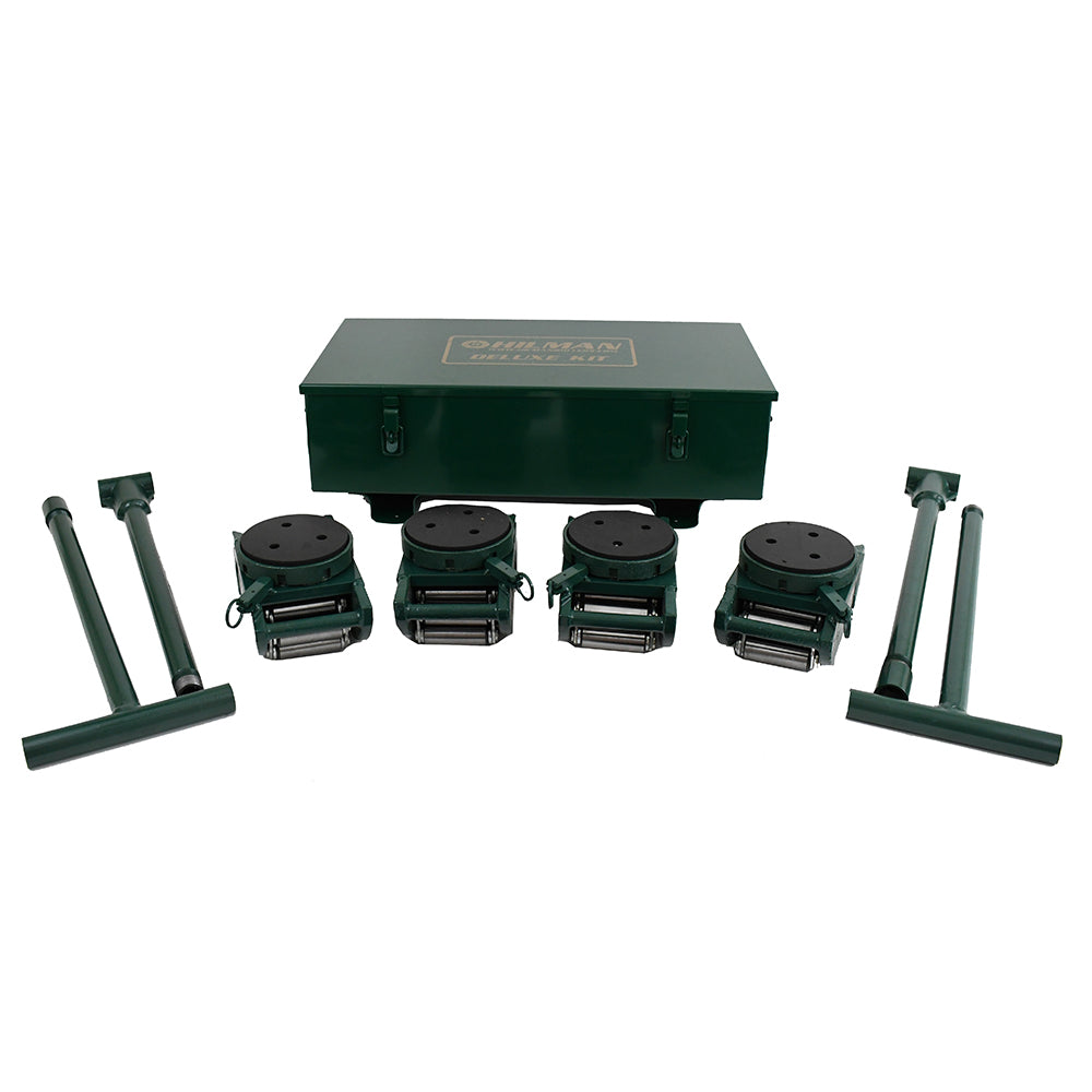 Hilman FT Series Kits 40 Metric Tons (88180 lbs) Swivel Locking Padded Machine Skates - Quantity Available for Quick Ship: 1