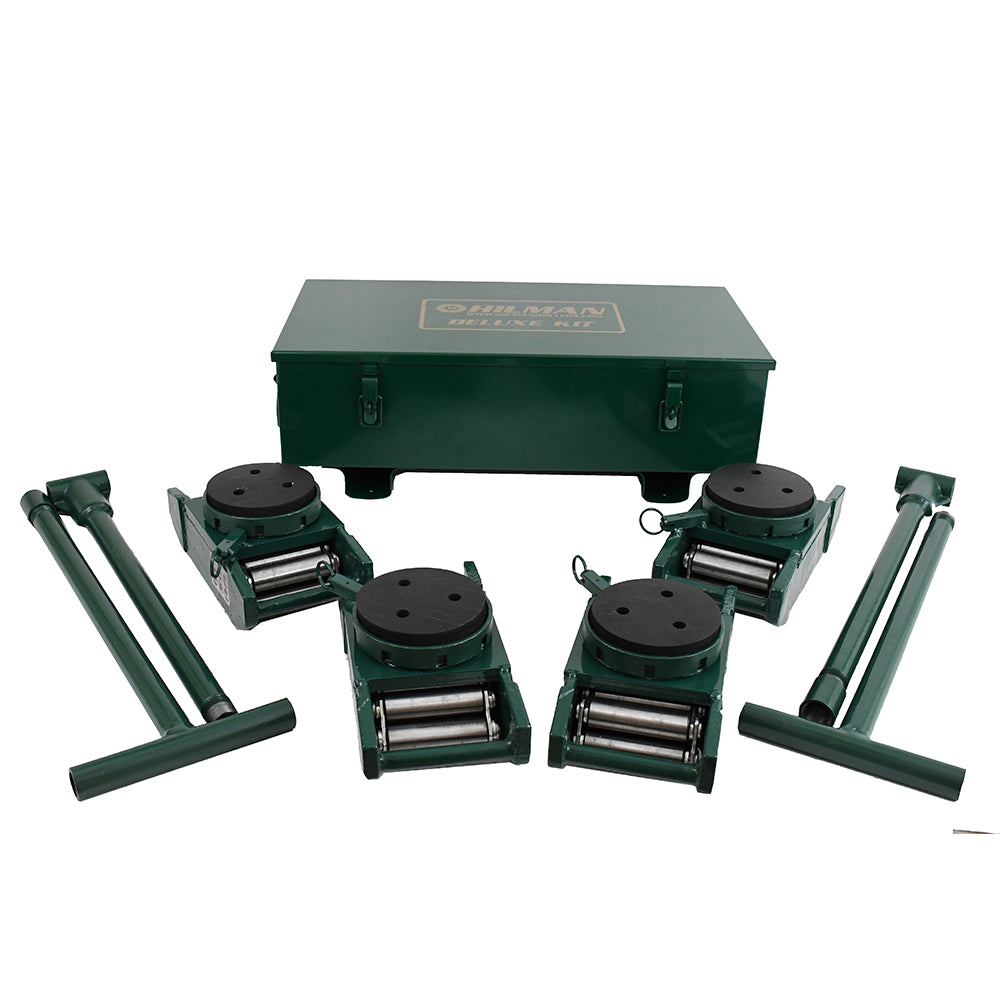 Hilman FT Series Kits 60 Metric Tons (132270 lbs) Swivel Locking Padded Machine Skates - Quantity Available for Quick Ship: 2