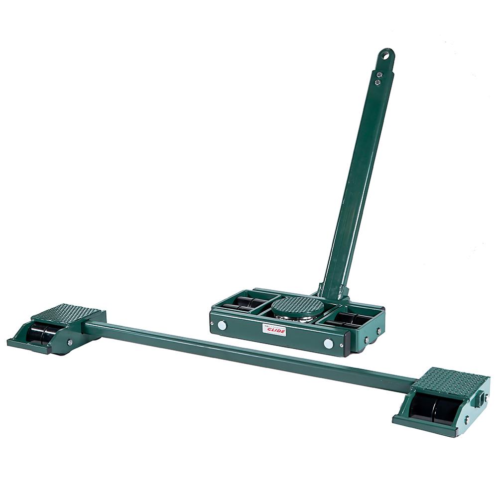 Hilman 3 Point Load Moving Tri-Glide Kit, 24 Ton, Poly Wheels