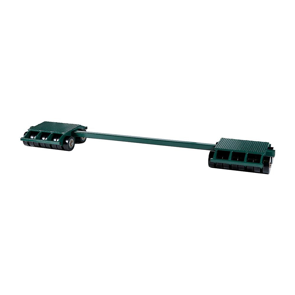Hilman Individual Tri-Glide 3 Point Load Moving Rear Dollies, 40 Ton, Poly Wheels